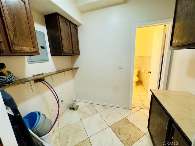 14542 Los Robles Ave, Hacienda Heights, CA 91745 - laundry room with electric panel and light tile patterned floors