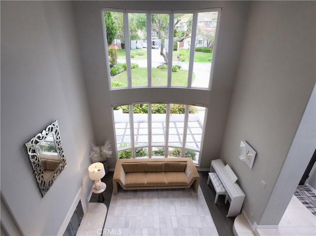 2637 Via Olivera, Palos Verdes Estates, CA 90274 - living area with tile patterned floors