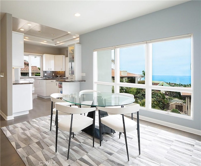2637 Via Olivera, Palos Verdes Estates, CA 90274 - dining area featuring healthy amount of natural light, recessed lighting, and baseboards
