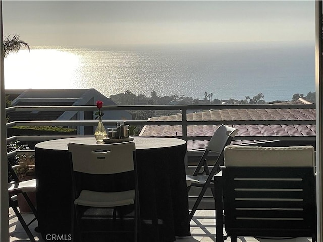 2637 Via Olivera, Palos Verdes Estates, CA 90274 - wooden terrace featuring a water view