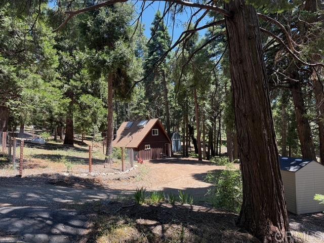 21803 Crestline Rd, Palomar Mountain, CA 92060 - view of home's exterior with a storage unit