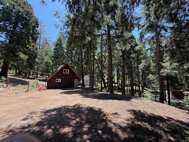 21803 Crestline Rd, Palomar Mountain, CA 92060 - view of property exterior with an outbuilding