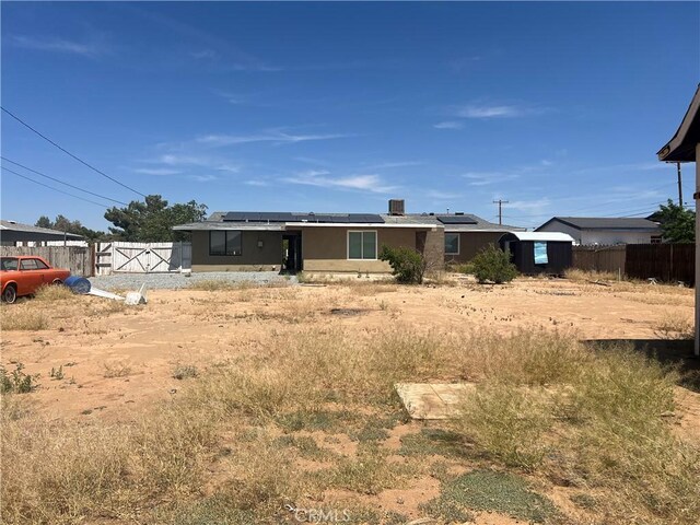 14726 Osage Rd, Apple Valley, CA 92307 - view of front of house with solar panels
