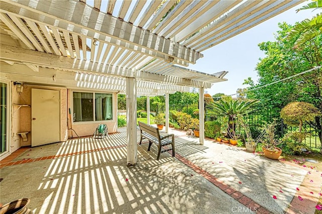 1736 Island Dr, Fullerton, CA 92833 - view of patio with a pergola
