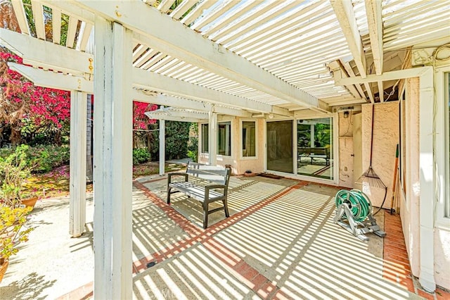 1736 Island Dr, Fullerton, CA 92833 - view of patio with a pergola