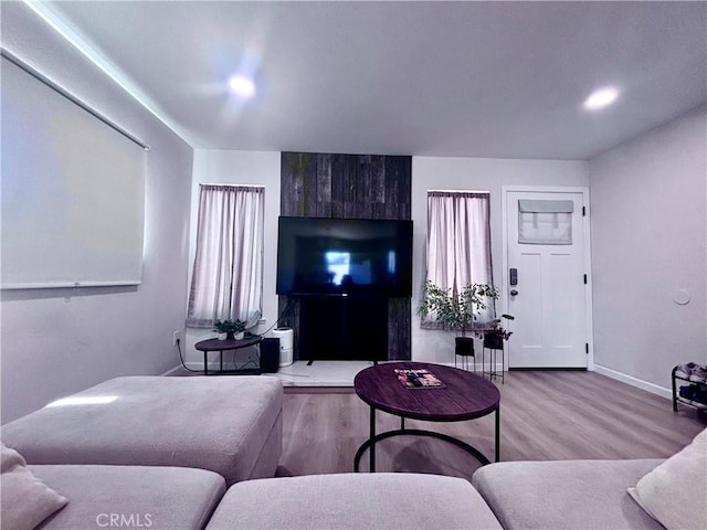 2969 Crestwood Pl, Riverside, CA 92503 - living area featuring wood finished floors and baseboards