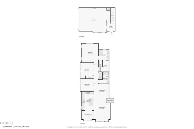 3224 Lisbon Ln, Oxnard, CA 93036 - floor plan / room layout