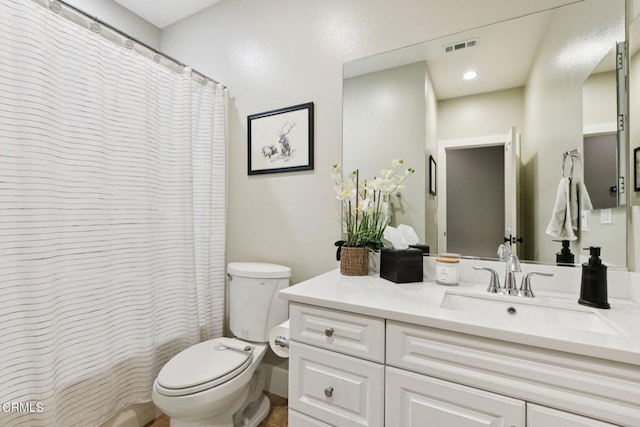 3224 Lisbon Ln, Oxnard, CA 93036 - bathroom with toilet, vanity, and curtained shower