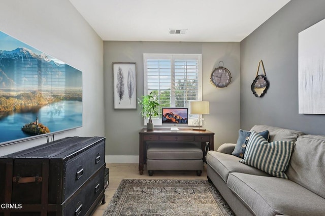 3224 Lisbon Ln, Oxnard, CA 93036 - living room featuring wood finished floors and baseboards