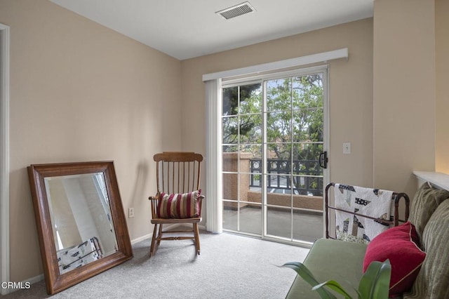 1323 Lost Point Ln, Oxnard, CA 93030 - sitting room featuring carpet floors and baseboards