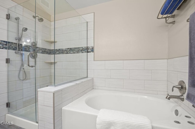 1323 Lost Point Ln, Oxnard, CA 93030 - full bathroom with a bath and a stall shower