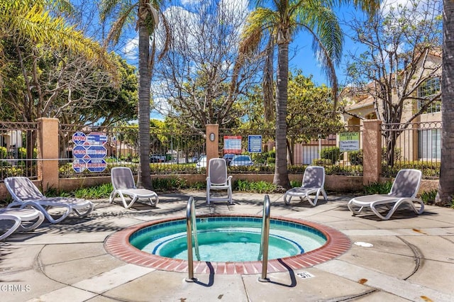 1323 Lost Point Ln, Oxnard, CA 93030 - view of pool with a community hot tub and a patio