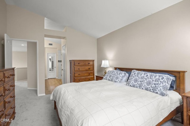 1323 Lost Point Ln, Oxnard, CA 93030 - carpeted bedroom with vaulted ceiling and baseboards