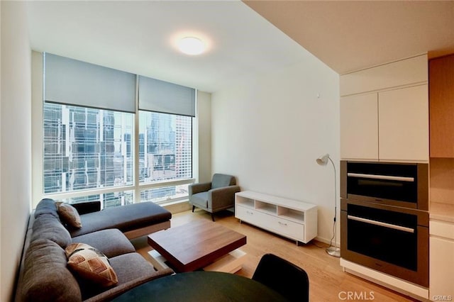 877 Francisco St Unit 1903, Los Angeles, CA 90017 - living area with light wood-style flooring