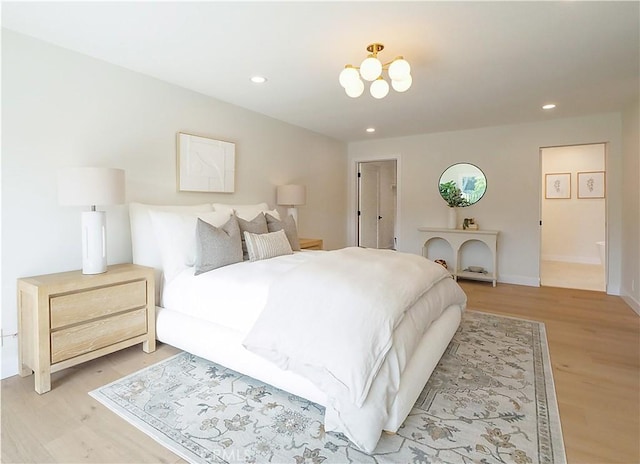 26633 Academy Dr, Palos Verdes Peninsula, CA 90274 - bedroom with light wood finished floors and recessed lighting