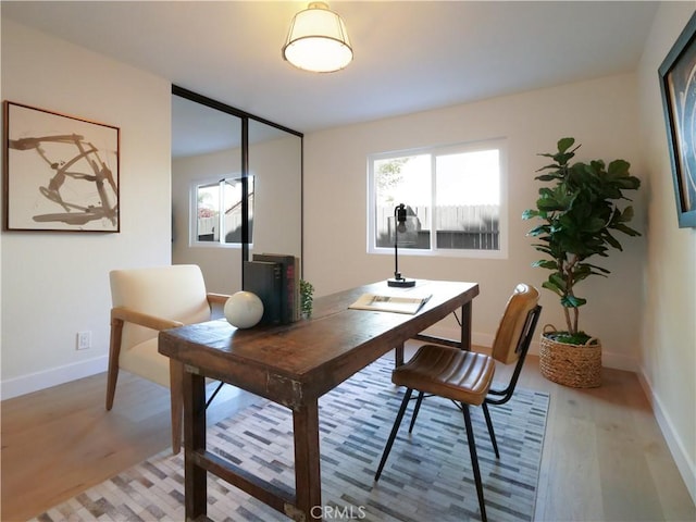 26633 Academy Dr, Palos Verdes Peninsula, CA 90274 - home office with light wood finished floors and baseboards