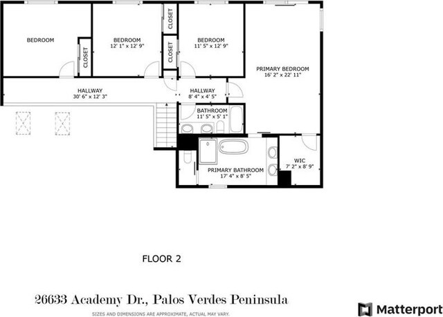 26633 Academy Dr, Palos Verdes Peninsula, CA 90274 - view of home floor plan