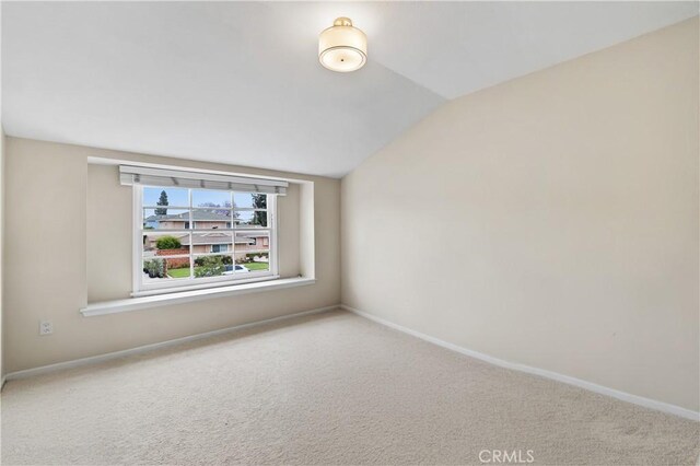 1432 N Shaffer St, Orange, CA 92867 - unfurnished room with vaulted ceiling and carpet
