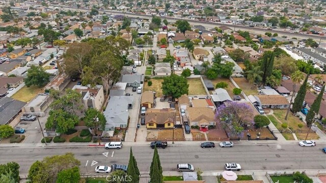 3902 Live Oak St, Cudahy, CA 90201 - aerial view of property and surrounding area featuring nearby suburban area