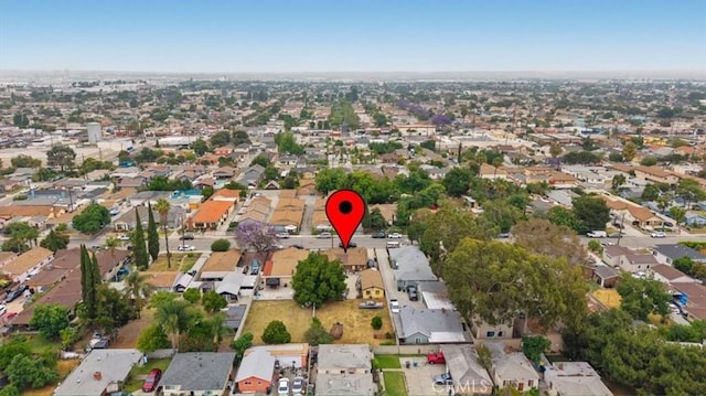 3902 Live Oak St, Cudahy, CA 90201 - aerial view of property and surrounding area with nearby suburban area