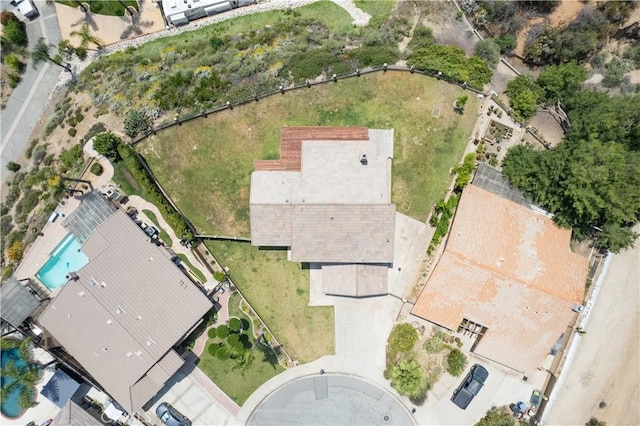 3074 Mountain Top Dr, Highland, CA 92346 - bird's eye view of a pool