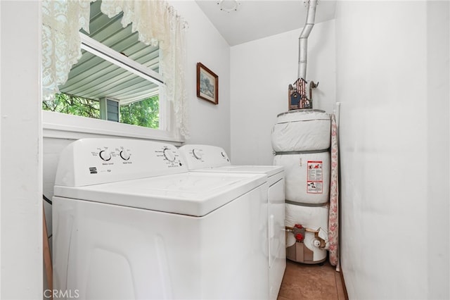 3095 Casitas Ave, Altadena, CA 91001 - washroom featuring washer and dryer and water heater