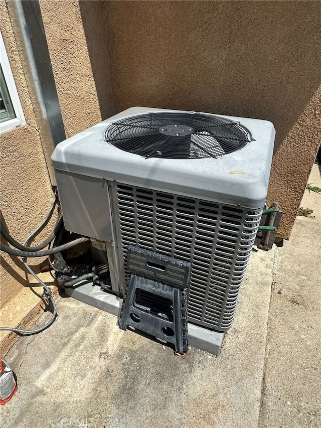 829 Foxworth Ave, La Puente, CA 91744 - exterior view of a central air condition unit and stucco siding