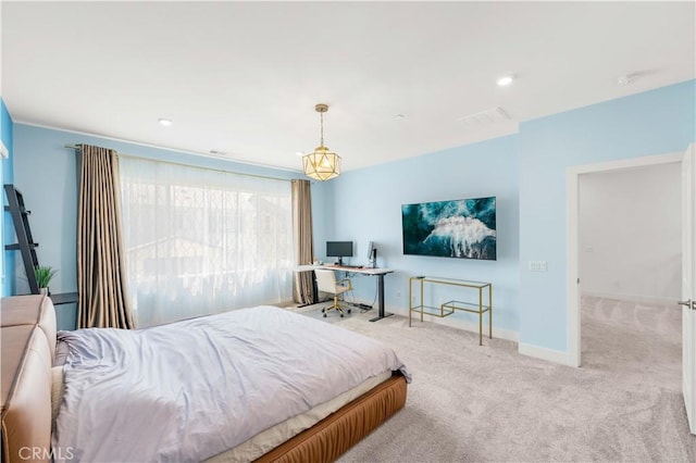 16526 Trailblazer Ave, Chino, CA 91708 - carpeted bedroom featuring baseboards and a desk