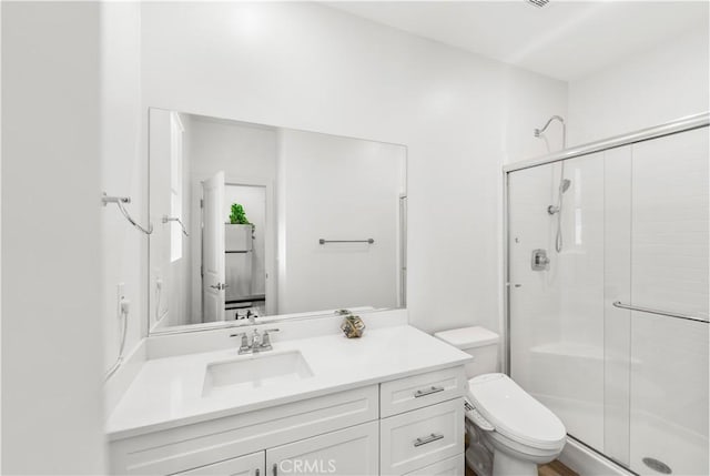 16526 Trailblazer Ave, Chino, CA 91708 - bathroom featuring a shower stall and vanity