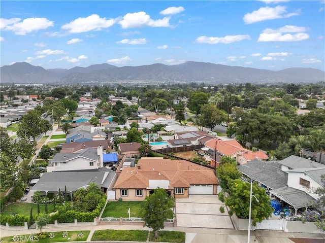 433 E Mason St, Azusa, CA 91702 - aerial view of residential area with mountains