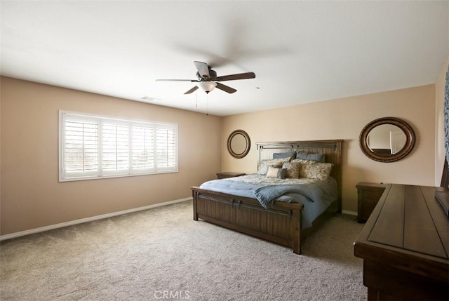 17995 Lacebark Ct, San Bernardino, CA 92407 - carpeted bedroom featuring baseboards and a ceiling fan