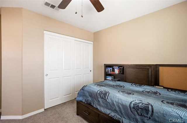 17995 Lacebark Ct, San Bernardino, CA 92407 - bedroom with carpet flooring and a ceiling fan