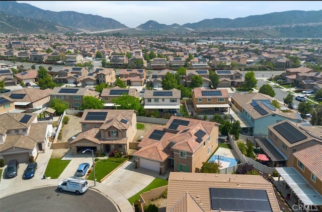17995 Lacebark Ct, San Bernardino, CA 92407 - aerial perspective of suburban area featuring a mountain backdrop