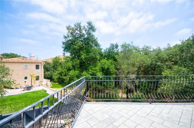1089 Village Dr, Chino Hills, CA 91709 - view of patio / terrace with a balcony