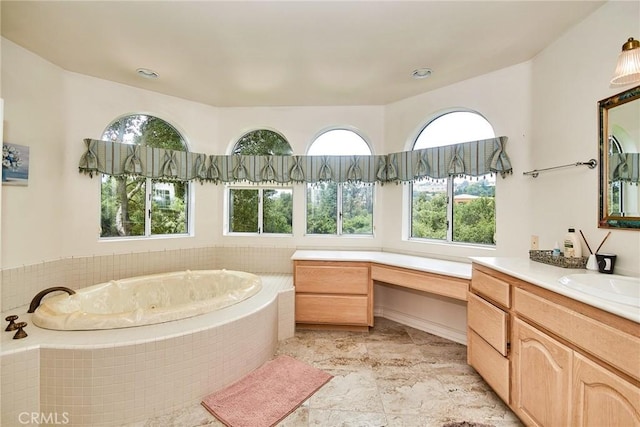 1089 Village Dr, Chino Hills, CA 91709 - bathroom featuring vanity and a bath