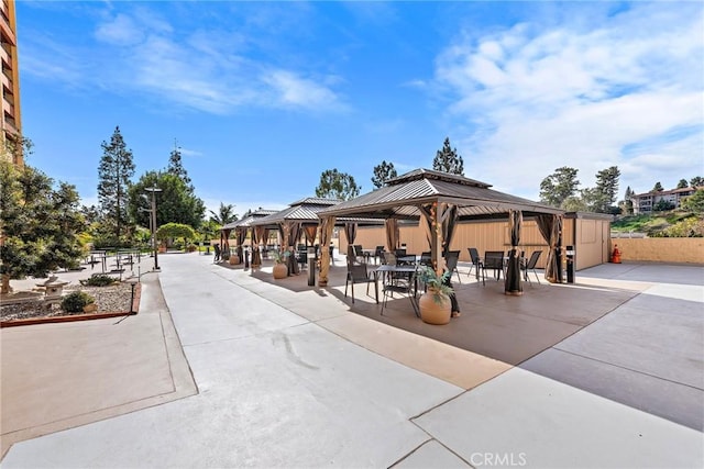 24055 Paseo Del Lago Unit 1012, Laguna Woods, CA 92637 - view of home's community with a gazebo and a patio area