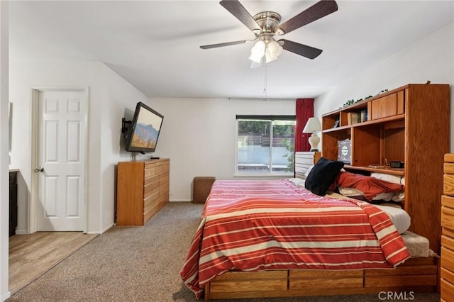 10161 Larwin Ave Unit 3, Chatsworth, CA 91311 - bedroom featuring carpet floors and ceiling fan