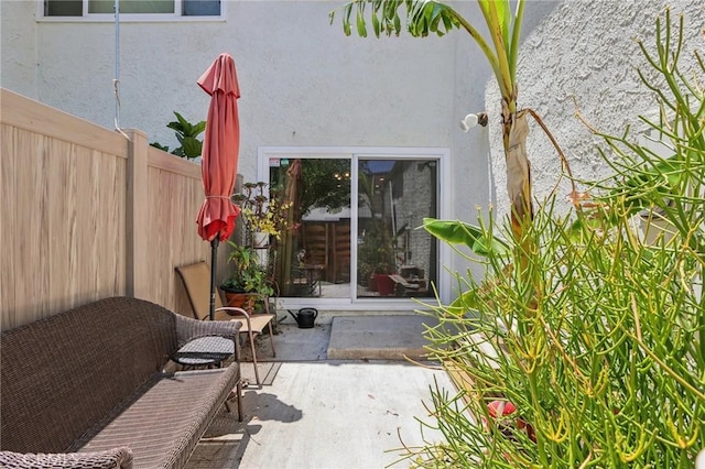 10161 Larwin Ave Unit 3, Chatsworth, CA 91311 - property entrance with a patio and stucco siding