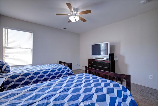47734 Mirage Way, Indio, CA 92201 - bedroom featuring carpet floors and a ceiling fan