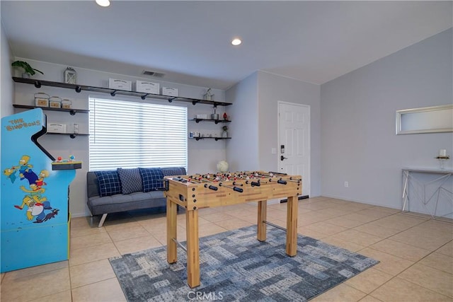 47734 Mirage Way, Indio, CA 92201 - game room featuring light tile patterned floors and recessed lighting