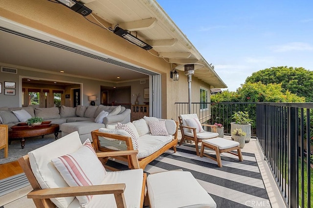 1609 Via Montemar, Palos Verdes Estates, CA 90274 - balcony featuring an outdoor hangout area