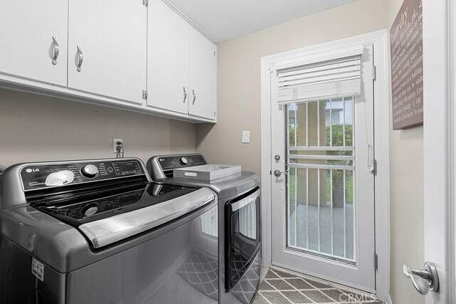 1609 Via Montemar, Palos Verdes Estates, CA 90274 - laundry area with cabinet space and separate washer and dryer
