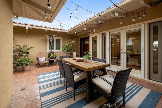 1609 Via Montemar, Palos Verdes Estates, CA 90274 - view of patio / terrace featuring french doors and outdoor dining space