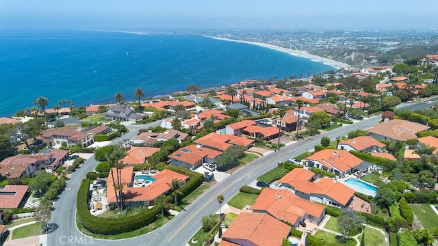 1609 Via Montemar, Palos Verdes Estates, CA 90274 - aerial view of property's location featuring a large body of water and nearby suburban area