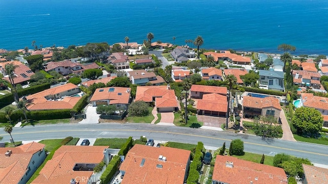 1609 Via Montemar, Palos Verdes Estates, CA 90274 - aerial overview of property's location with nearby suburban area and a large body of water