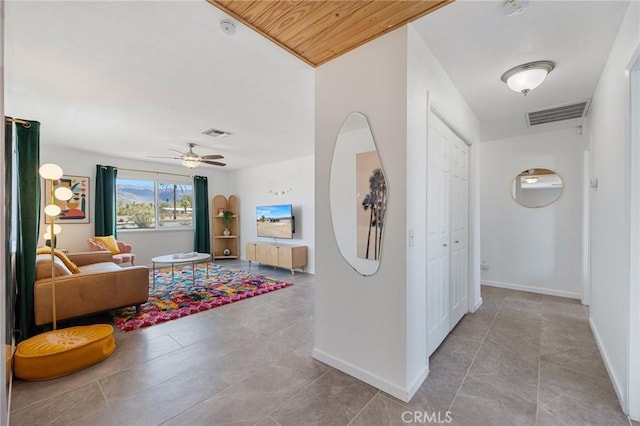 72726 Desert Trail Dr Unit 29, Palms, CA 92277 - hall featuring tile patterned flooring and baseboards
