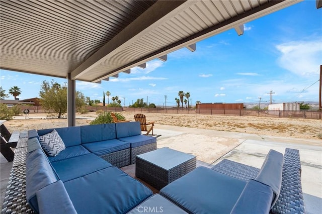 72726 Desert Trail Dr Unit 29, Palms, CA 92277 - view of patio / terrace featuring outdoor lounge area