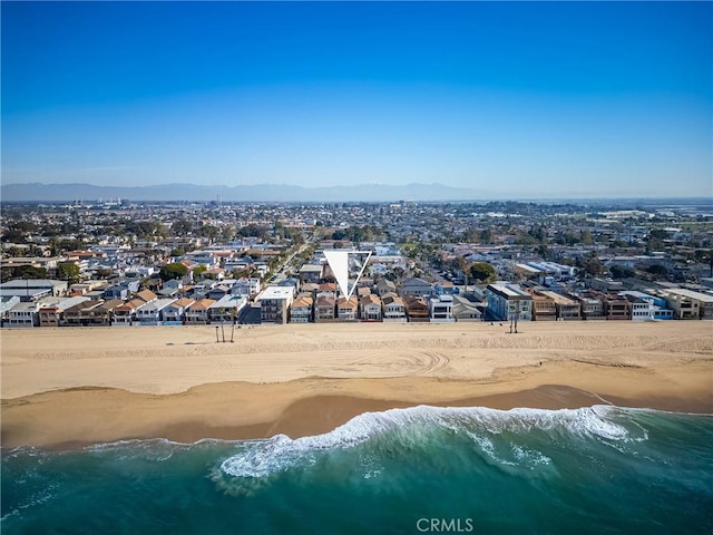1207 Seal Way, Seal Beach, CA 90740 - aerial perspective of suburban area with a water and mountain view