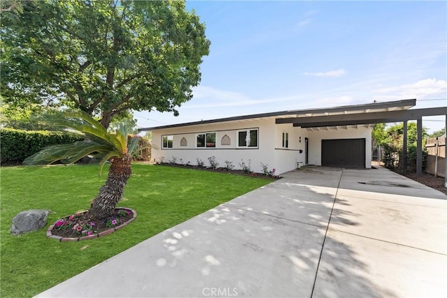 17924 E Kelby St, Covina, CA 91722 - single story home featuring driveway, an attached garage, a carport, and stucco siding