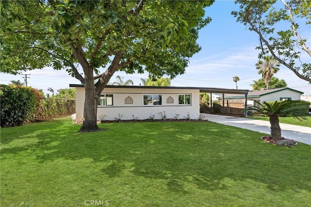 17924 E Kelby St, Covina, CA 91722 - ranch-style home with driveway, a carport, and stucco siding